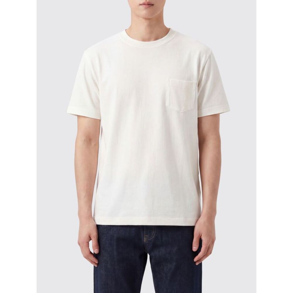 Howlin Men Howlin Crew Neck T-Shirt In Cotton Blend With A Chest Patch Pocket
